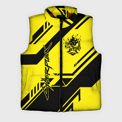 Мужской жилет Cyberpunk 2077: Yellow Samurai / 3D-Красный – фото 1