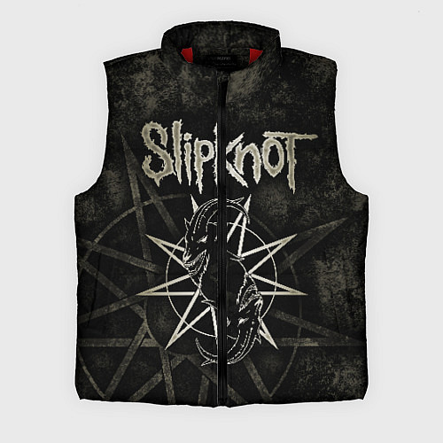 Мужской жилет Slipknot goat / 3D-Красный – фото 1