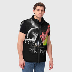 Мужской жилет PINK FLOYD, цвет: 3D-светло-серый — фото 2