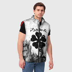 Мужской жилет ЧЁРНЫЙ КЛЕВЕР, цвет: 3D-красный — фото 2