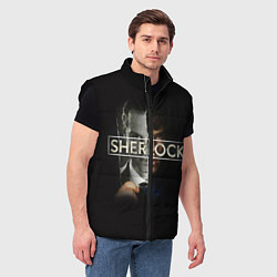 Мужской жилет Sherlock, цвет: 3D-черный — фото 2
