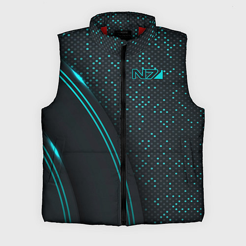 Мужской жилет Mass Effect N7 / 3D-Красный – фото 1