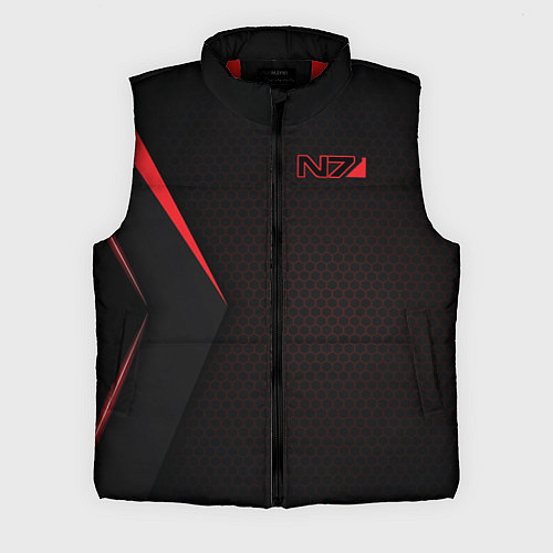 Мужской жилет Mass Effect N7 / 3D-Красный – фото 1