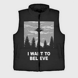 Мужской жилет I want to believe