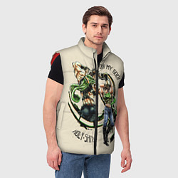 Мужской жилет JoJo Bizarre Adventure, цвет: 3D-красный — фото 2
