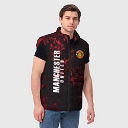 Мужской жилет Manchester United, цвет: 3D-красный — фото 2