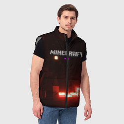 Мужской жилет MINECRAFT, цвет: 3D-светло-серый — фото 2