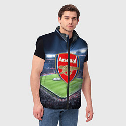 Мужской жилет FC Arsenal, цвет: 3D-черный — фото 2