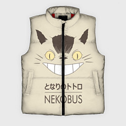 Мужской жилет Мой сосед Тоторо Nekobus, цвет: 3D-красный