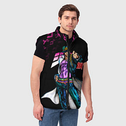Мужской жилет JOJOS BIZARRE ADVENTURE, цвет: 3D-черный — фото 2