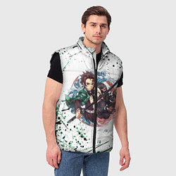 Мужской жилет KIMETSU NO YAIBA, цвет: 3D-черный — фото 2