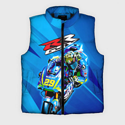 Мужской жилет Suzuki MotoGP, цвет: 3D-черный