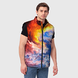Мужской жилет Краски, цвет: 3D-черный — фото 2