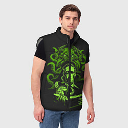 Мужской жилет Cthulhu, цвет: 3D-светло-серый — фото 2