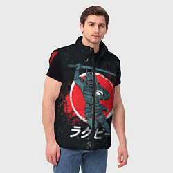Мужской жилет Регби Япония, 2019, цвет: 3D-красный — фото 2