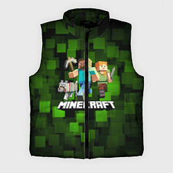 Мужской жилет Minecraft Майнкрафт, цвет: 3D-черный