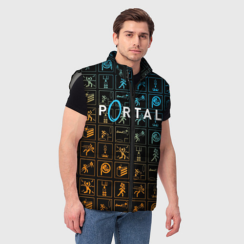 Мужской жилет PORTAL / 3D-Светло-серый – фото 3