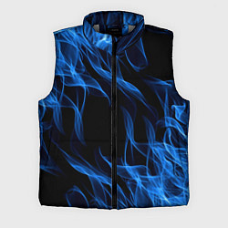 Мужской жилет BLUE FIRE FLAME, цвет: 3D-светло-серый
