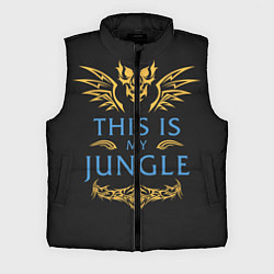 Мужской жилет This is my Jungle, цвет: 3D-черный
