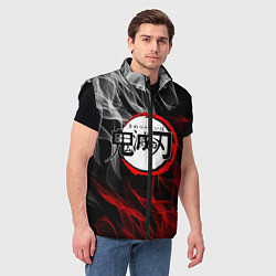 Мужской жилет KIMETSU NO YAIBA, цвет: 3D-черный — фото 2