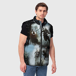 Мужской жилет Assassin??s Creed, цвет: 3D-черный — фото 2