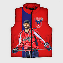 Мужской жилет Ovechkin Capitals, цвет: 3D-черный
