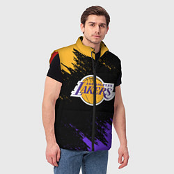 Мужской жилет LA LAKERS, цвет: 3D-красный — фото 2