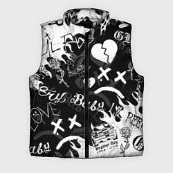 Мужской жилет LIL PEEP, цвет: 3D-светло-серый