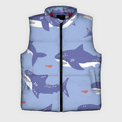Мужской жилет Акулий косяк, цвет: 3D-красный