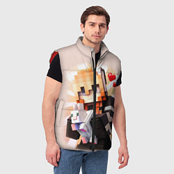 Мужской жилет MINECRAFT, цвет: 3D-красный — фото 2