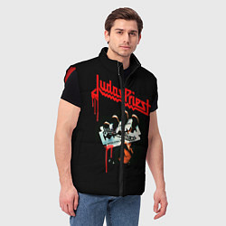 Мужской жилет Judas Priest, цвет: 3D-красный — фото 2