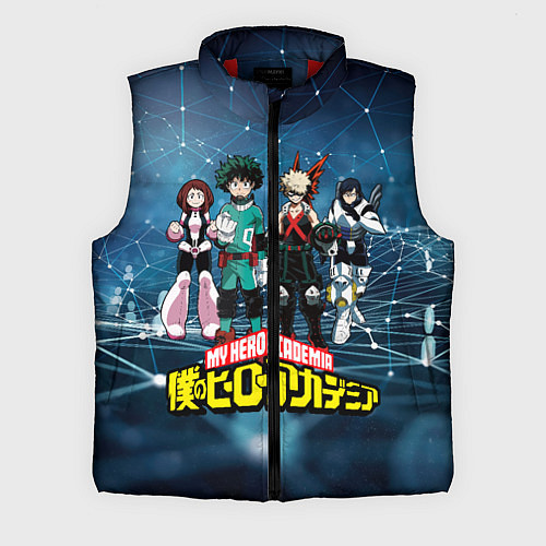 Мужской жилет Моя геройская академия / 3D-Красный – фото 1