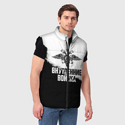 Мужской жилет Внутренние Войска, цвет: 3D-черный — фото 2