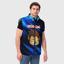 Мужской жилет ROBLOX, цвет: 3D-светло-серый — фото 2
