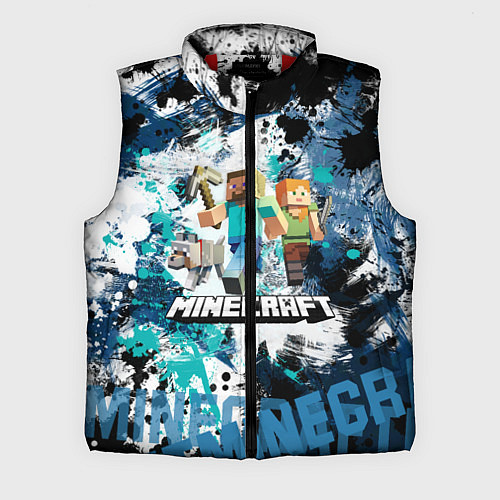 Мужской жилет Minecraft Майнкрафт / 3D-Красный – фото 1