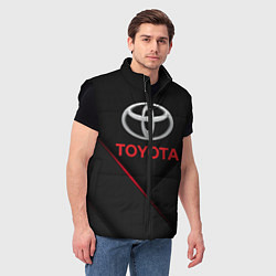 Мужской жилет TOYOTA, цвет: 3D-черный — фото 2