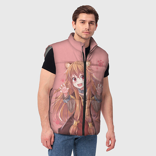 Мужской жилет Raphtalia / 3D-Светло-серый – фото 3