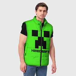 Мужской жилет MINECRAFT, цвет: 3D-черный — фото 2