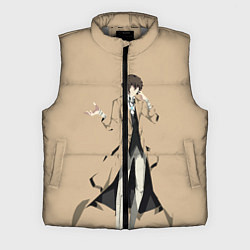 Мужской жилет Osamu Dazai, цвет: 3D-светло-серый
