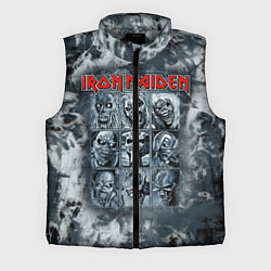 Мужской жилет Iron Maiden, цвет: 3D-светло-серый