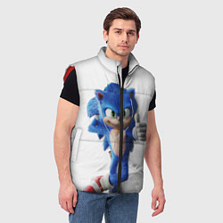 Мужской жилет SONIC, цвет: 3D-красный — фото 2