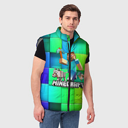 Мужской жилет MINECRAFT, цвет: 3D-светло-серый — фото 2