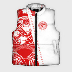 Мужской жилет СССР, цвет: 3D-черный