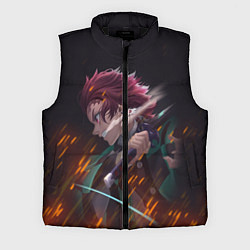 Мужской жилет KIMETSU NO YAIBA, цвет: 3D-черный