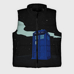 Мужской жилет ТАРДИС, цвет: 3D-черный