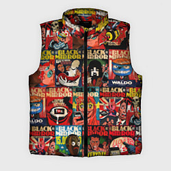 Мужской жилет ЧЕРНОЕ ЗЕРКАЛО, цвет: 3D-красный
