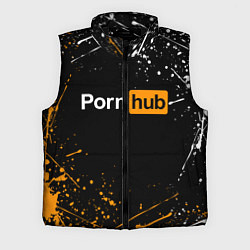 Мужской жилет PORNHUB, цвет: 3D-черный