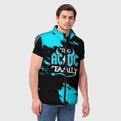 Мужской жилет The ACDC famely, цвет: 3D-светло-серый — фото 2