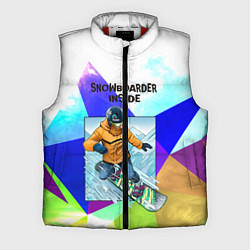 Мужской жилет Сноуборд, цвет: 3D-красный