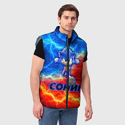 Мужской жилет СОНИК, цвет: 3D-светло-серый — фото 2